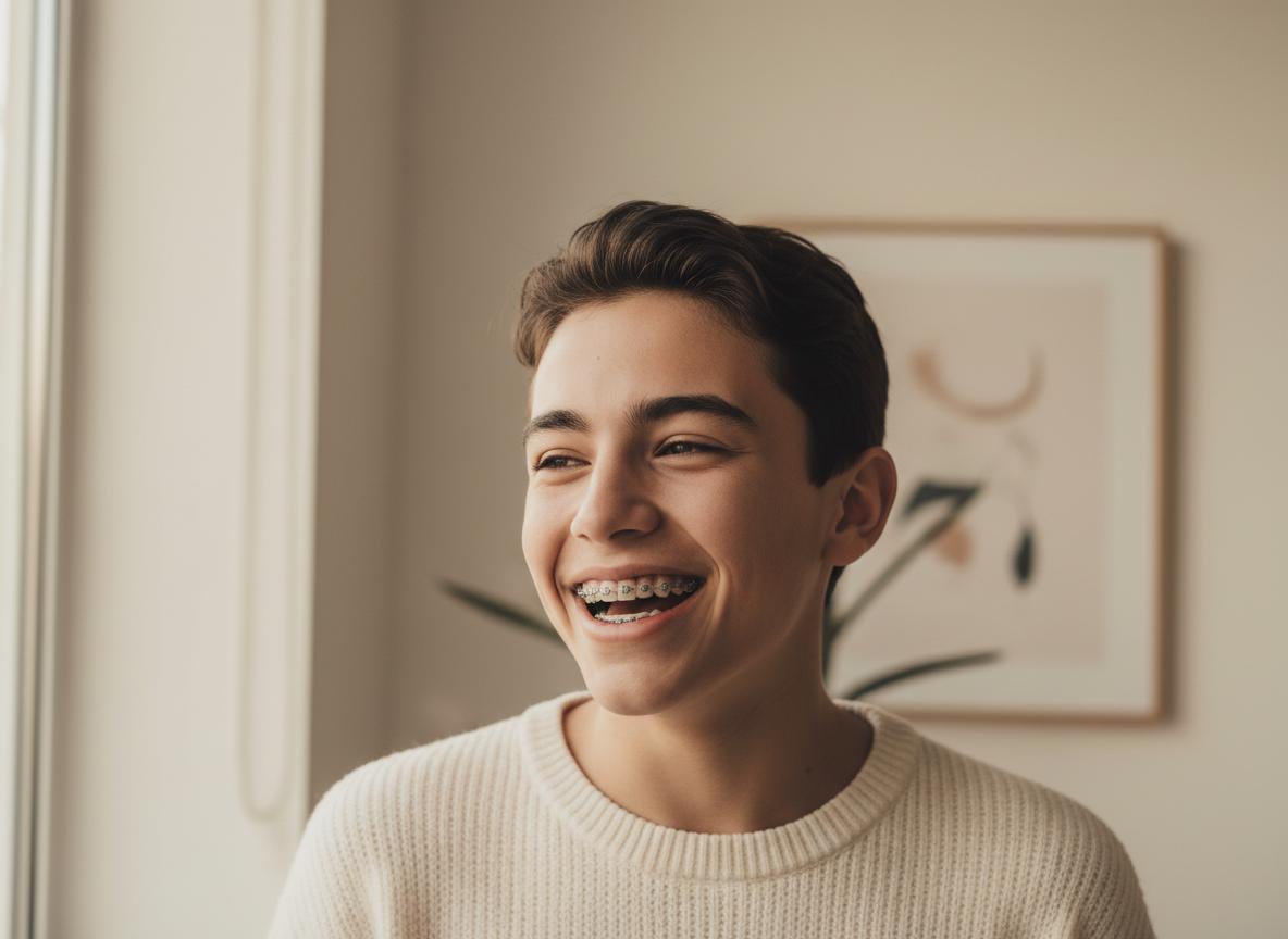 Smiling young patient at Meier & Benitez Orthodontics